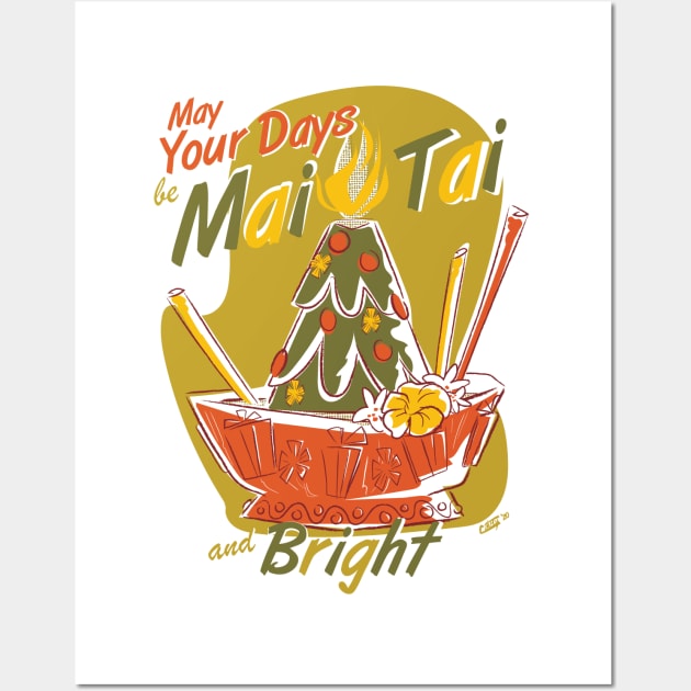 Mai Tai and Bright by Cathy Clark-Ramirez Wall Art by Cathy Clark-Ramirez